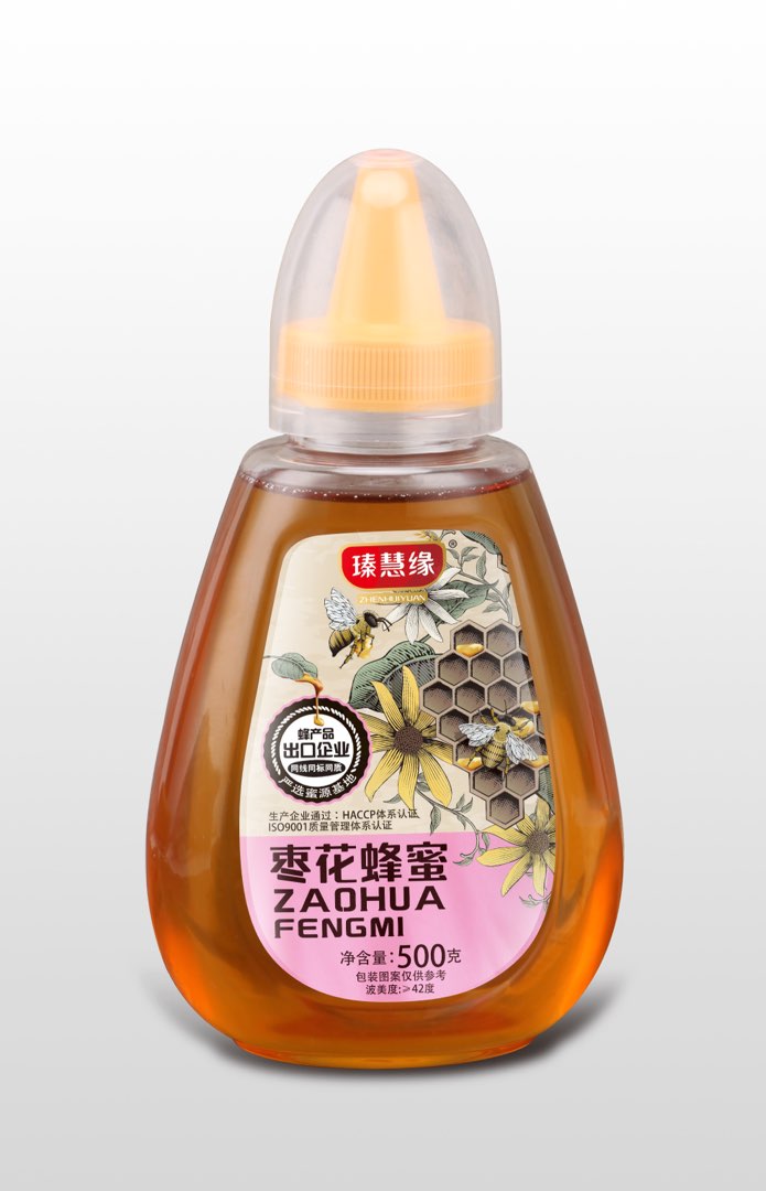 瑧慧缘500g枣花蜂蜜（尖嘴型）