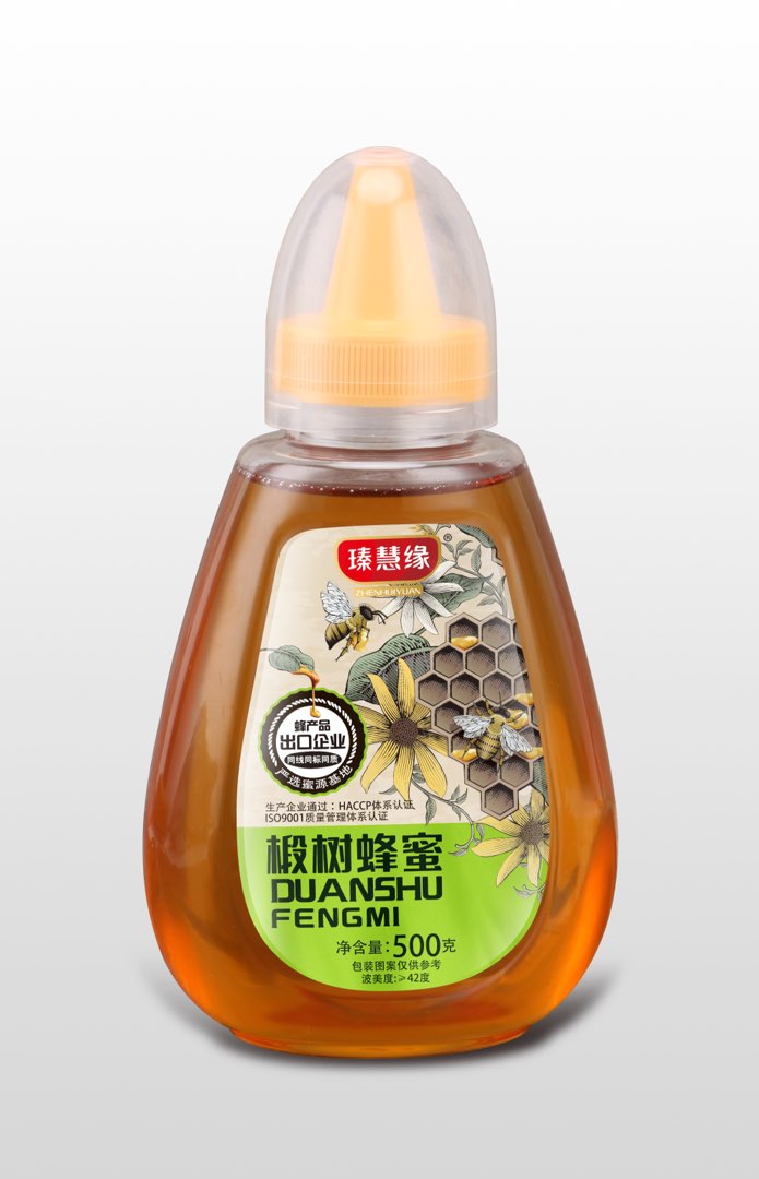 瑧慧缘500g椴树蜂蜜（尖嘴型）