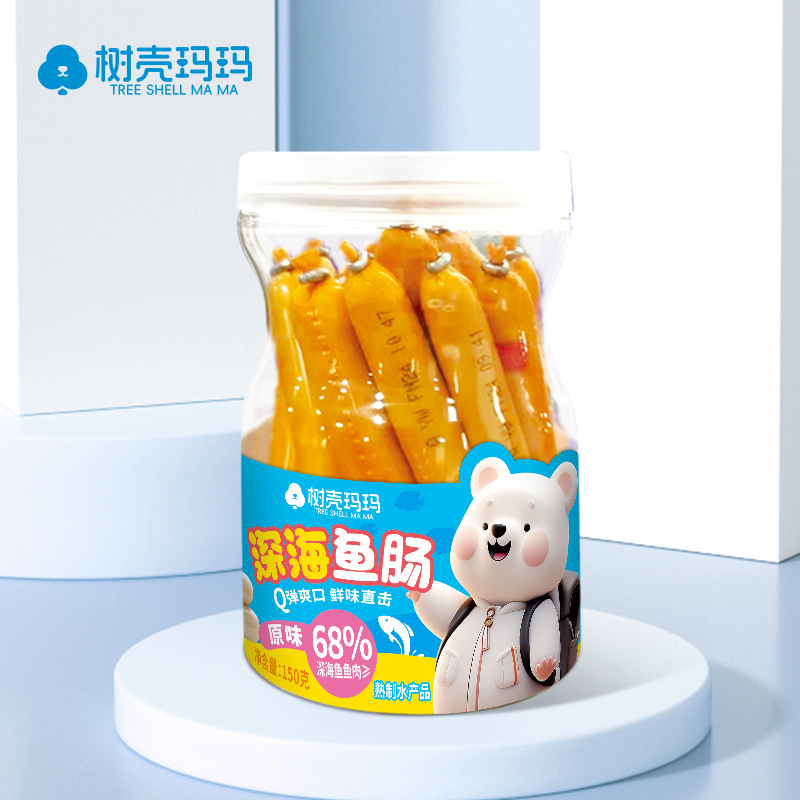 树壳玛玛 深海鱼肠150